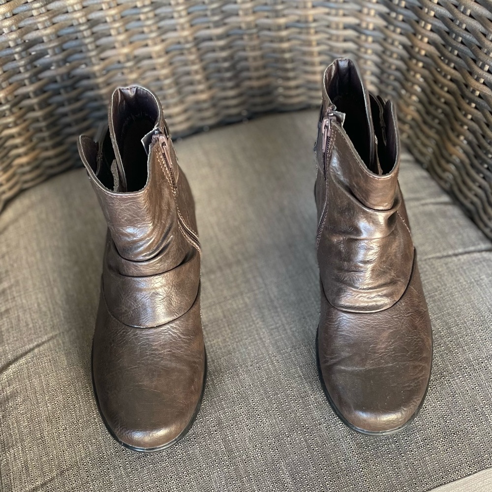 Brown ankle boots